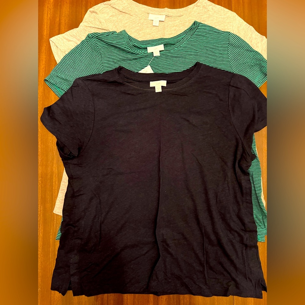 3JJILL linen blend tops size MP